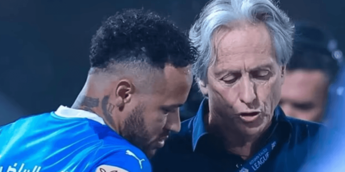 Jorge Jesus e Neymar (Foto: Divulgação / Al Hilal) Jorge Jesus e Neymar (Foto: Divulgação / Al Hilal)