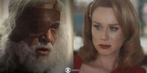 Leonel (Paulo Gorgulho) e Gilda (Mariana Ximenes) em Amor Perfeito (Foto: Reprodução / Globo / Montagem TV Foco)