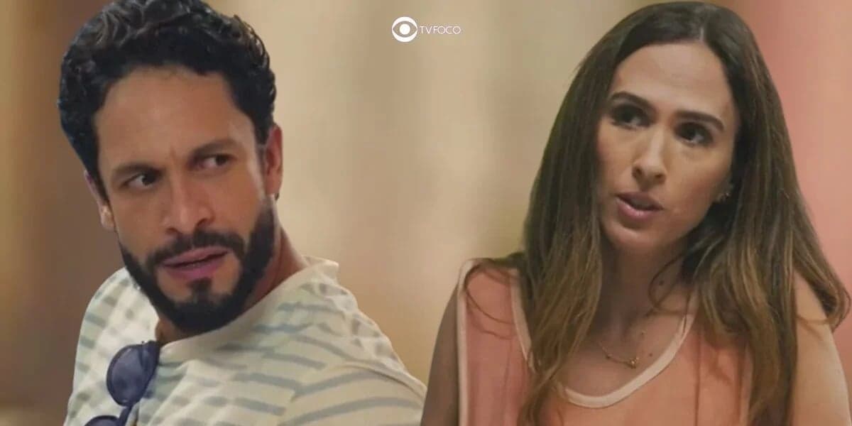 Luigi (Rainer Cadete) terminará com Anely (Tata Werneck) em "Terra e Paixão" (Foto: Reprodução/TV Globo)