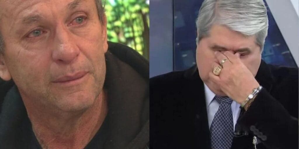 O choro de Neto e Datena ao perderem o chão ao vivo na Band com situação em seus programas: “Não mereço”