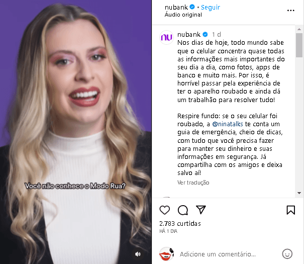 Nubank emite alerta para clientes (Foto: Reprodução/ Internet)