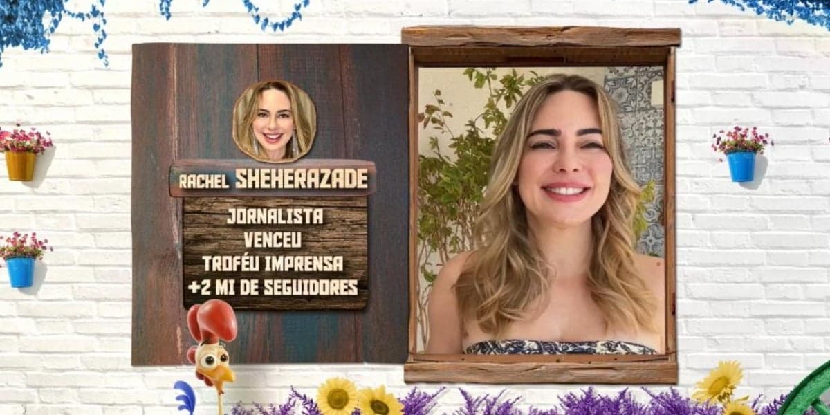 Rachel Sheherazade está em "A Fazenda 15" (Foto: Divulgação/Record)