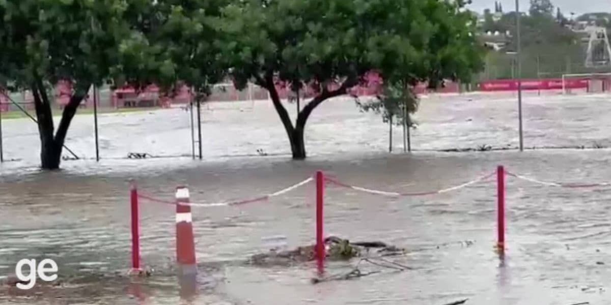 Situação em Porto Alegre (Foto: Reprodução / G1)