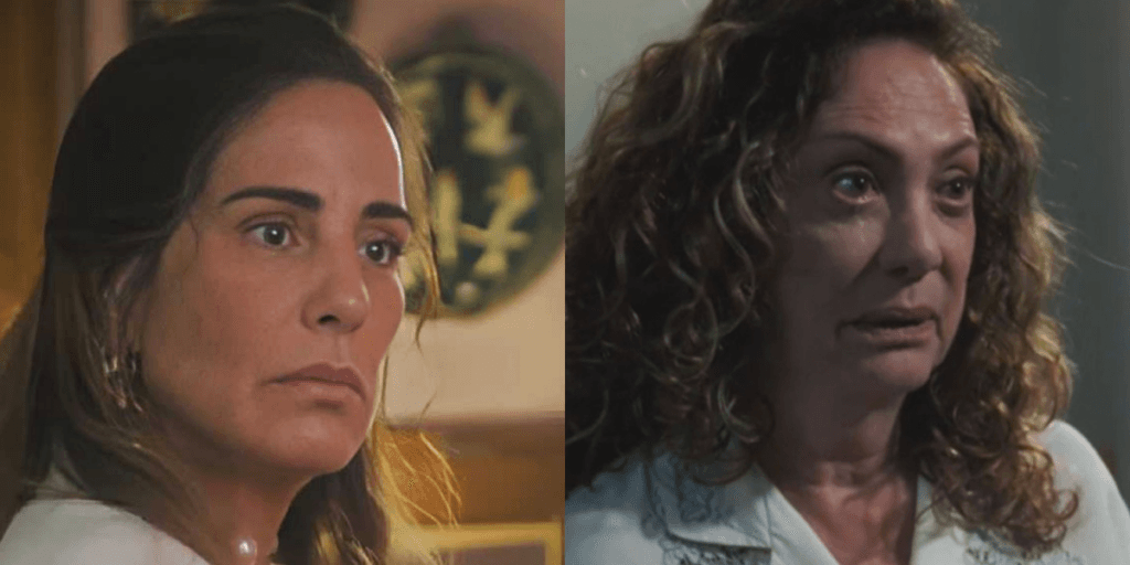 Terra e Paixão: Irene faz Agatha comer o pão que o diabo amassou e dá surra na rival ao flagrá-la com Antônio