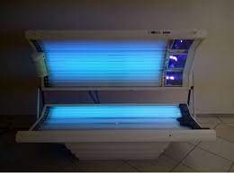 Máquina de bronzeamento artificial - Foto Internet
