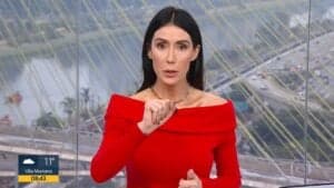 Michelle Barros no Bom Dia SP - Foto Globo