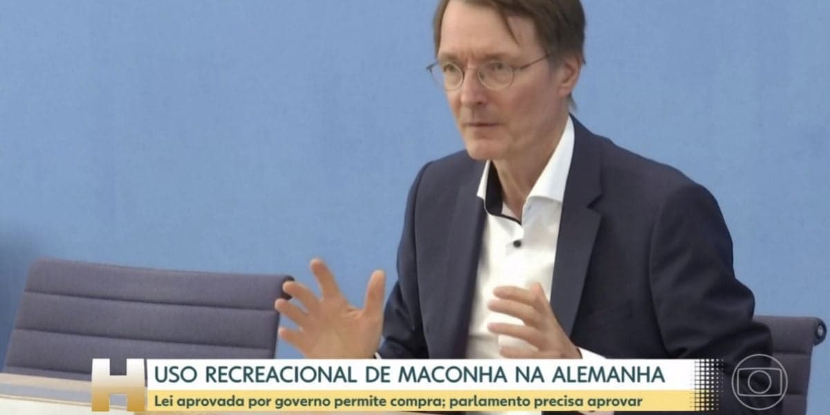 Ministro da Saúde da Alemanha (Foto: Reprodução / Jornal Hoje da Globo)