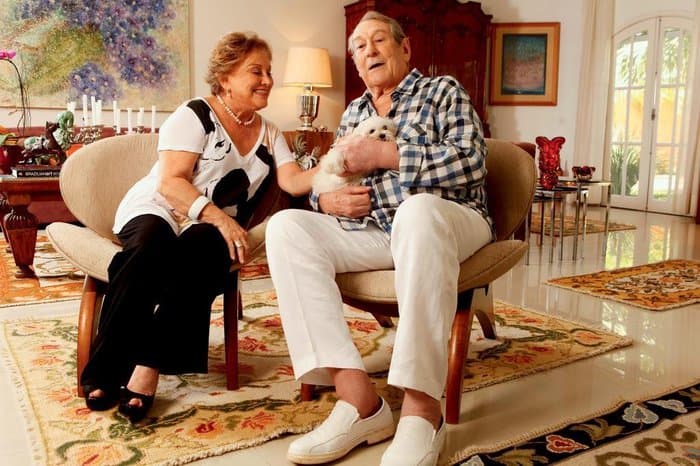 Nicette Bruno e Paulo Goulart (Foto: Reprodução,  GHZ)
