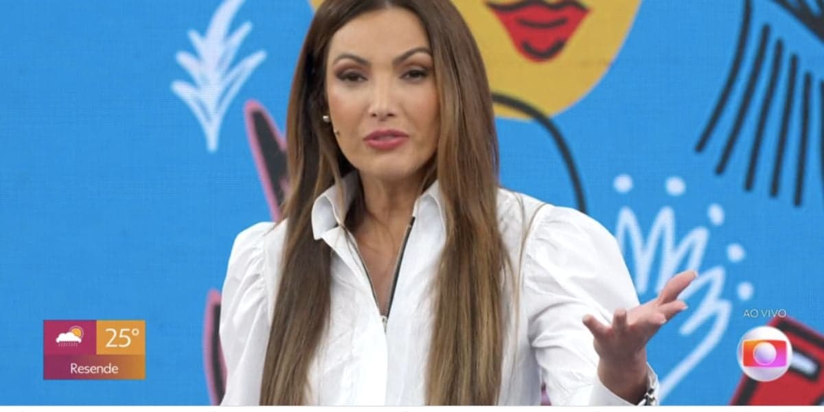 Patrícia Poeta no Encontro (Foto: Reprodução / Globo)