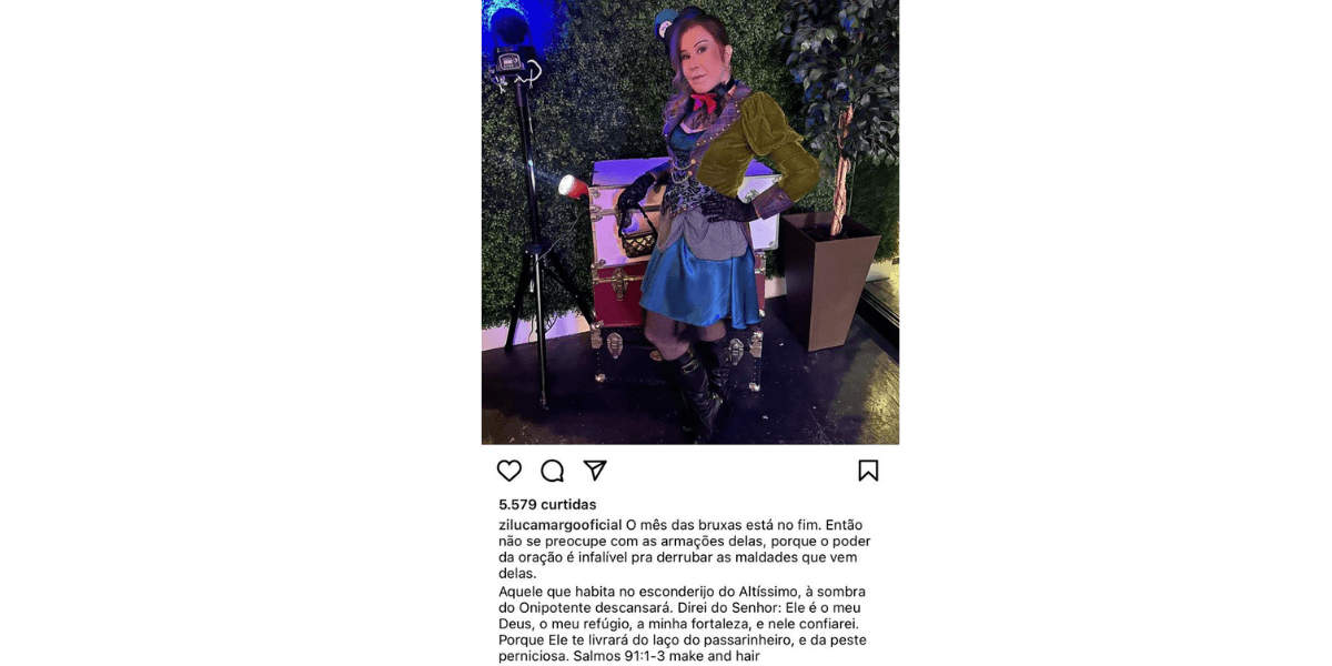 Publicação Zilu (Foto: Reprodução / Instagram)