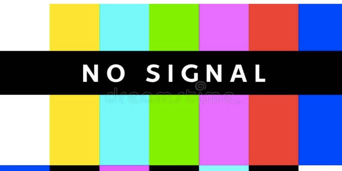 TV sem sinal (Foto: Reprodução / Internet) 