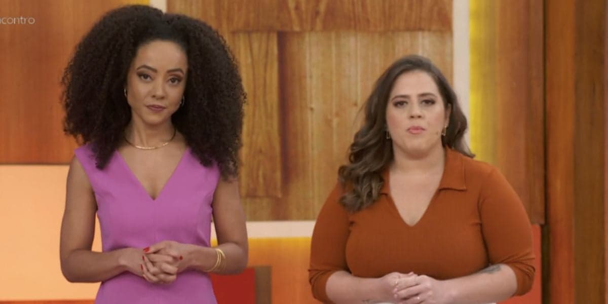 Valéria Almeida e Tati Machado no Encontro (Foto: Reprodução / Globo)