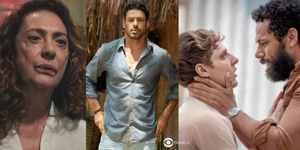 Terra e Paixão - Agatha ameaça romper com Antônio, Caio desmascara Irene e Ramiro impede que Kelvin viaje