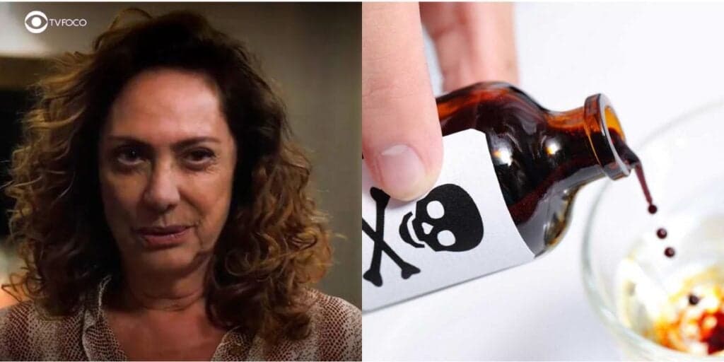Luto em Terra e Paixão - Encurralada, Agatha não se rende à chantagem e mata sem dó personagem envenenado
