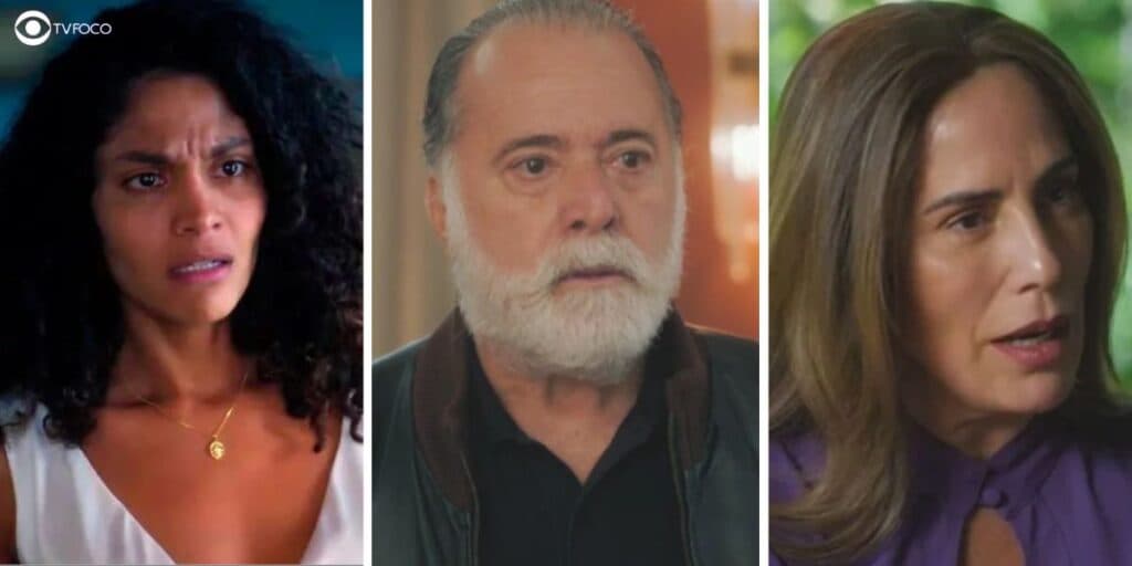 Terra e Paixão - Aline rompe de vez com Caio, Antônio esculacha Graça e Irene ameaça Agatha de morte