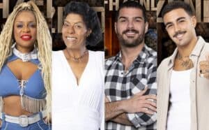 Cariúcha, Márcia Fu, Shayan e Yuri se deram mal e correm risco de eliminação em A Fazenda 15 (Foto: Reprodução / PlayPlus)