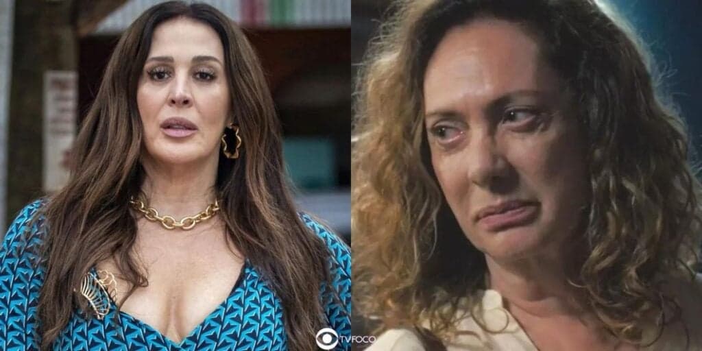Bomba em Terra e Paixão - Mãe de Luigi quase cai dura ao dar de cara com Agatha: "Assassina"
