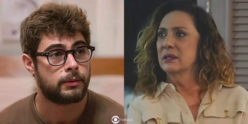Bomba em Terra e Paixão - Agatha confessa que é mãe de Hélio e arma tramoia com o filho: "Tem que virar o sucessor"