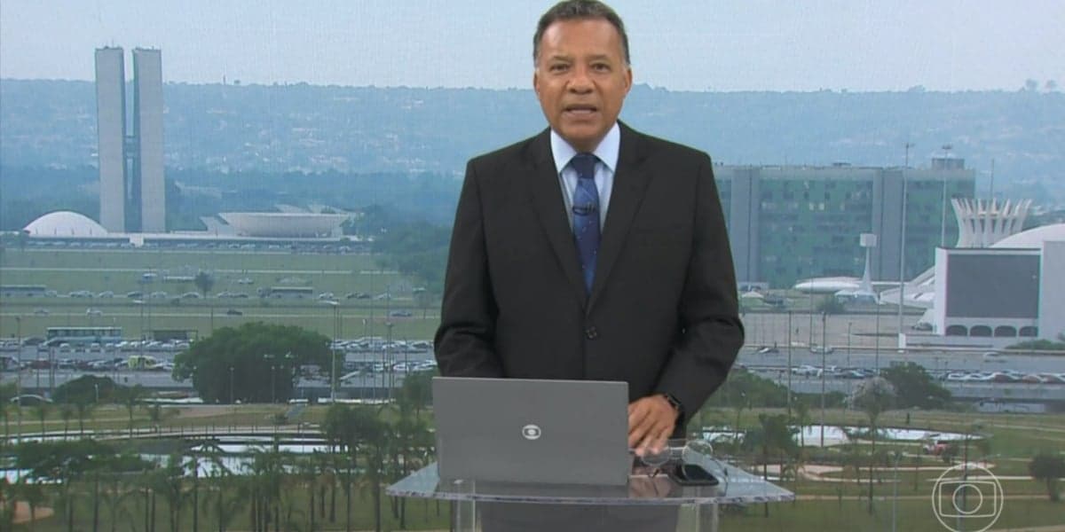 Heraldo Pereira noticiou novo benefício do INSS (Foto: Reprodução/TV Globo)