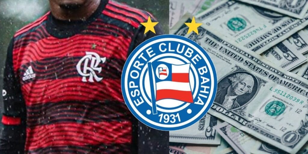 Novo rico do Brasileirão: Bahia abre os cofres com milhões do grupo City para arrancar estrela do Flamengo