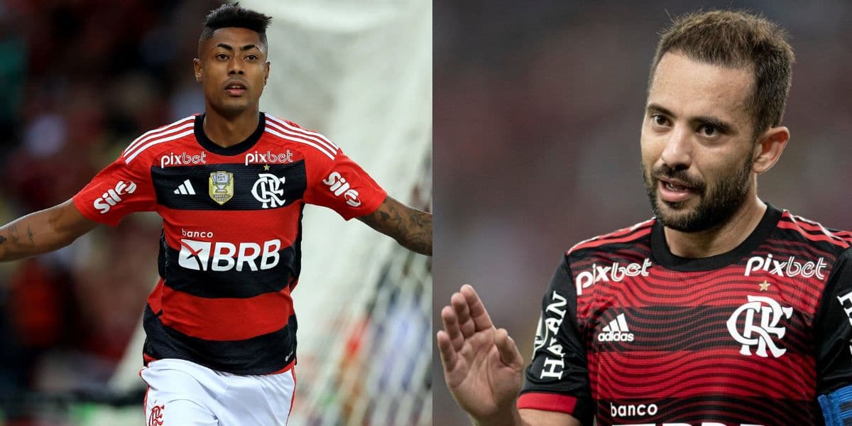 Bruno Henrique e Everton Ribeiro - (Foto: Internet)