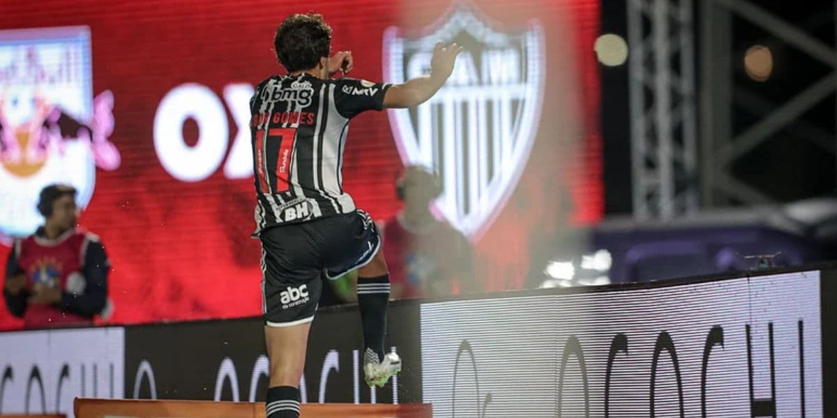 Igor Gomes marou o gol da vitória do Atlético-MG sobre o BR Bragantino - (Foto: Internet) Igor Gomes marou o gol da vitória do Atlético-MG sobre o BR Bragantino - (Foto: Internet)