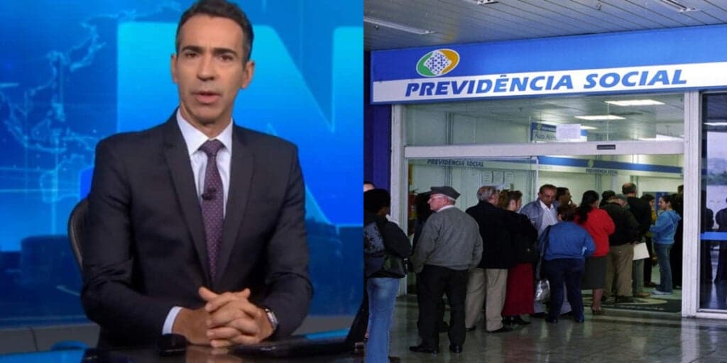 "Neste final de semana": A notícia decisiva do INSS confirmada por César Tralli no Jornal Nacional
