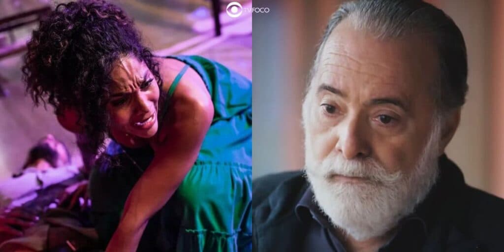 Terra e Paixão - Jonatas é baleado ao proteger Aline e Antônio sofre humilhação em 'praça pública'