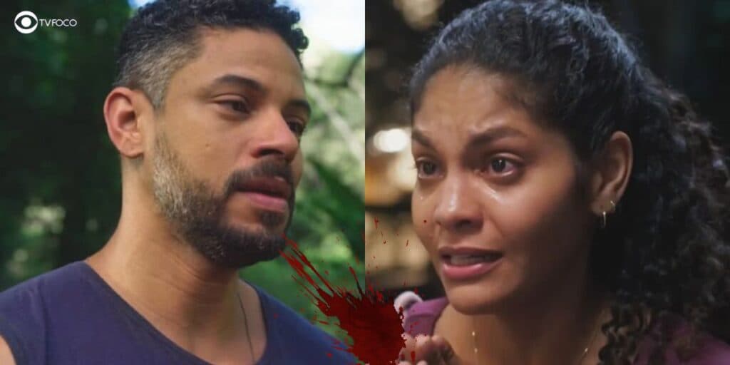Bomba em Terra e Paixão - Jonatas sacrifica a própria vida por amor, se joga na frente de Aline e é baleado