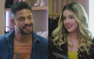 Jonatas e Graça em cenas de Terra e Paixão (Foto: Reprodução / Globo)