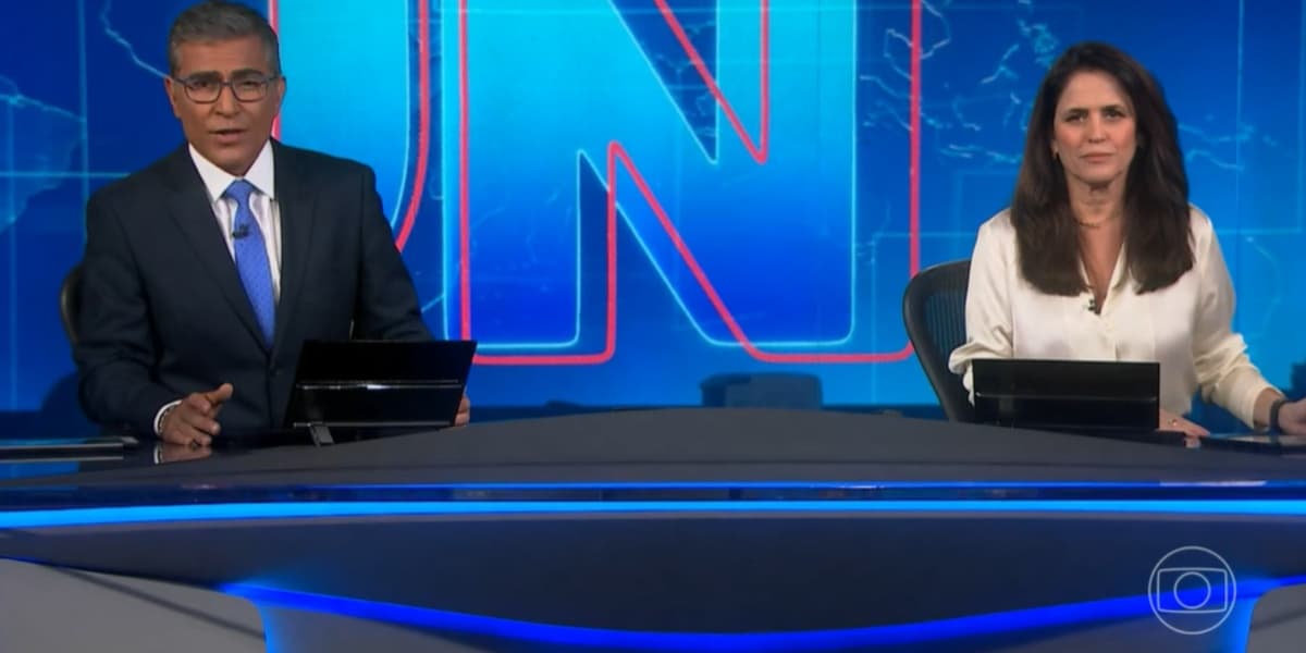 Helter Duarte e Ana Luiza Guimarães comandaram o Jornal Nacional (Foto: Reprodução/ Internet) Helter Duarte e Ana Luiza Guimarães comandaram o Jornal Nacional (Foto: Reprodução/ Internet)