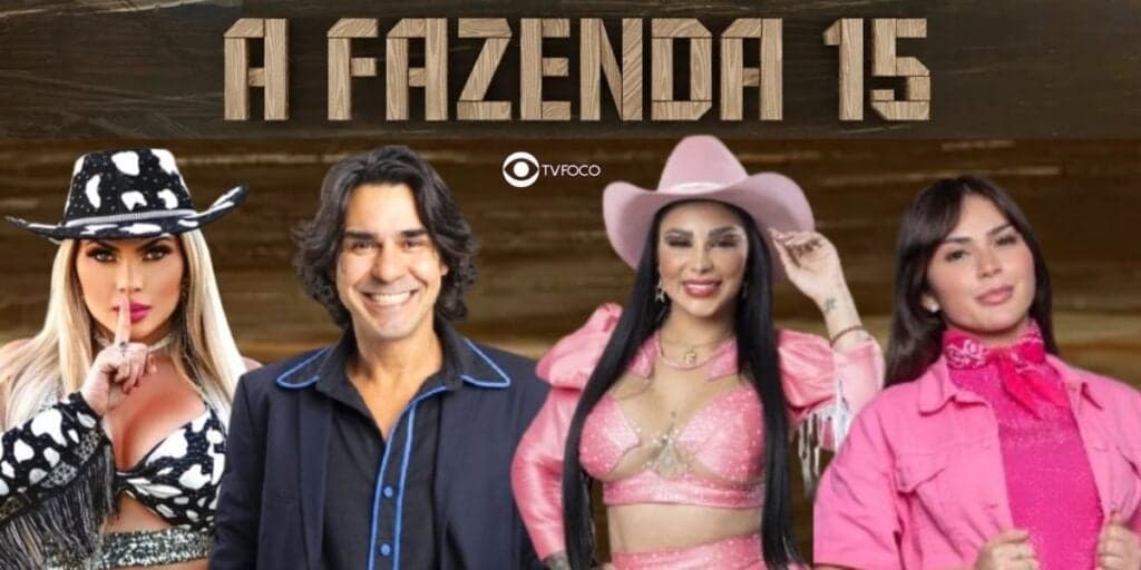 Enquete A Fazenda 15 - Kally, André Gonçalves, Jenny e Nadja Pessoa estão na roça; vote
