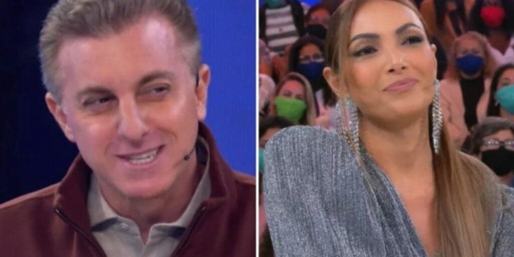 Patrícia Poeta paralisa o Domingão, barra Luciano Huck e faz confissão bombástica: "Posso falar?"