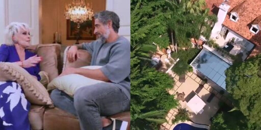 Ana Maria acaba de expor própria mansão, que mais parece um shopping e Mion está em choque; fotos