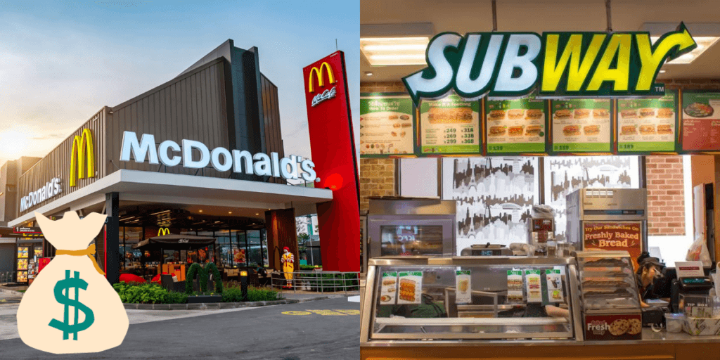 R$ 45 bilhões: O estouro de cofres de rival do Mcdonald's para comprar o Subway e aterrorizar a concorrência