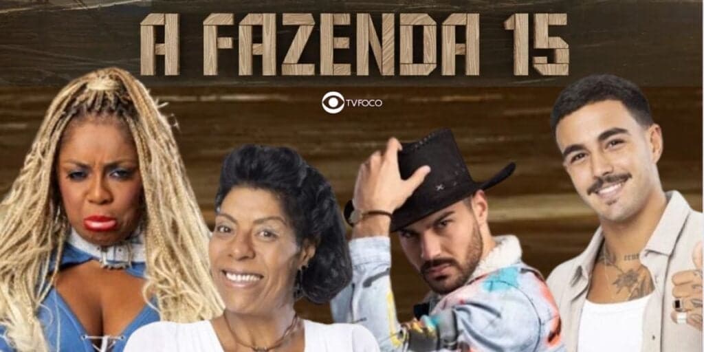 Enquete A Fazenda 15 - Cariúcha, Márcia Fu, Shayan e Yuri estão na roça; vote