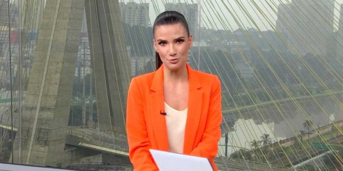 Sabina Simonato garantiu alta audiência no "SP1" (Foto: Reprodução/TV Globo)