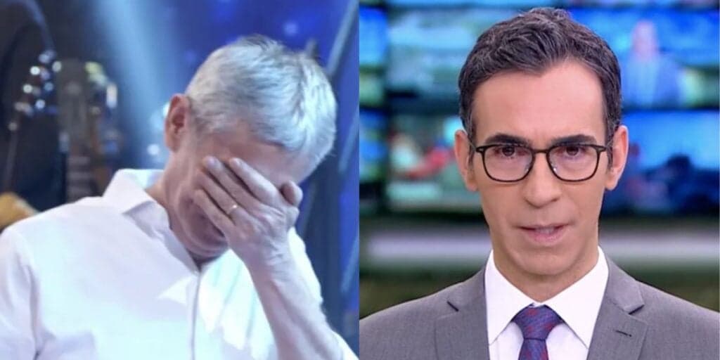 O choro de Serginho Groisman após perder o chão com situação no Altas Horas e atitude de César Tralli