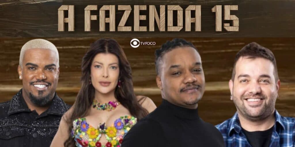 Enquete A Fazenda 15 - Tonzão, Jaquelline, Laranjinha e Sander estão na roça; vote