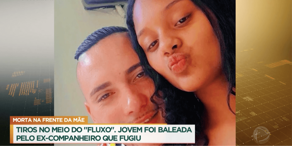 Ex casal, Cleiton e Juliana (Reprodução/Record)