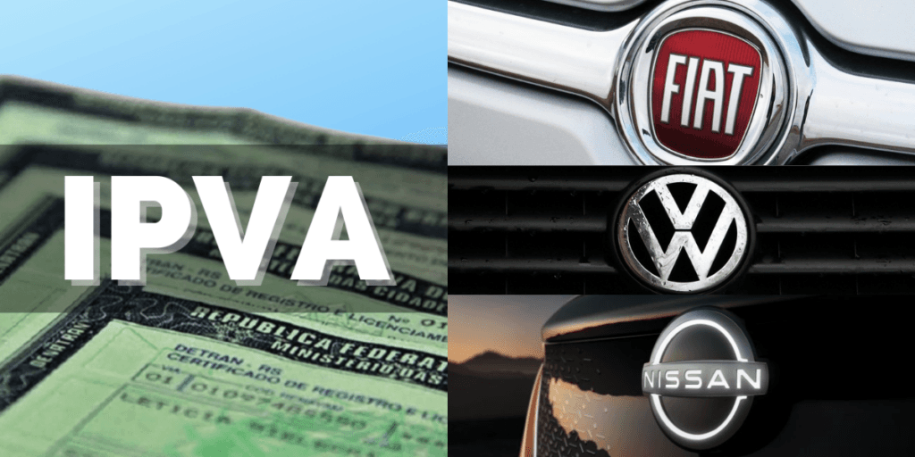 Com quantos anos os carros param de pagar IPVA? Compre Fiat, Volks e Nissan e dê adeus ao imposto