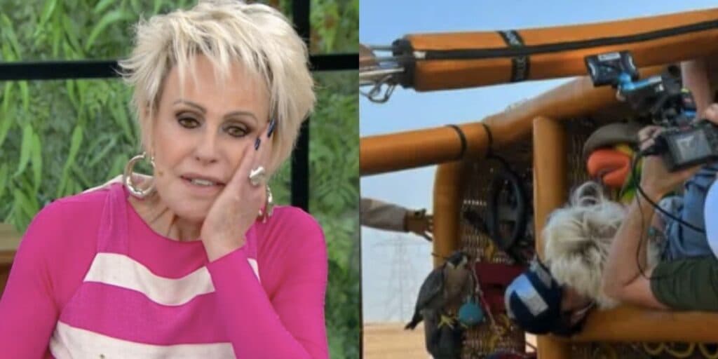 Confirmado: Ana Maria cai de balão junto com funcionários do Mais Você e imagens vão ao ar na Globo