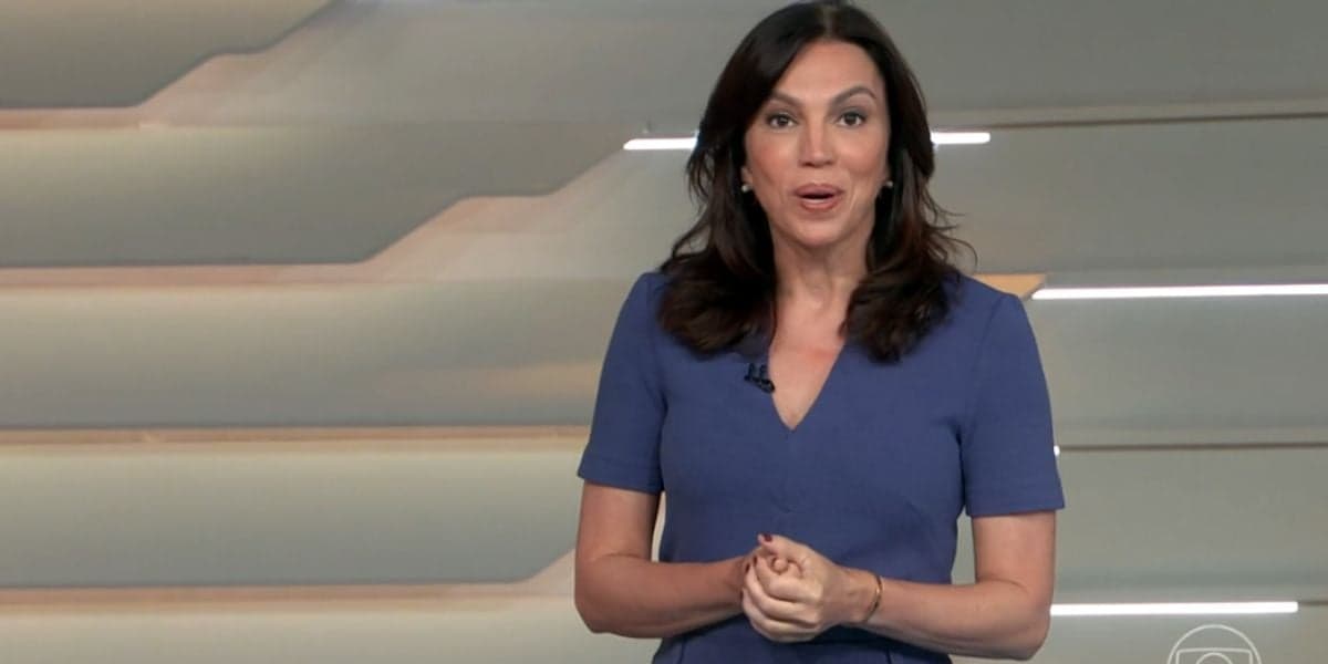 Ana Paula Araújo no Bom Dia Brasil (Foto: Reprodução / Globo)