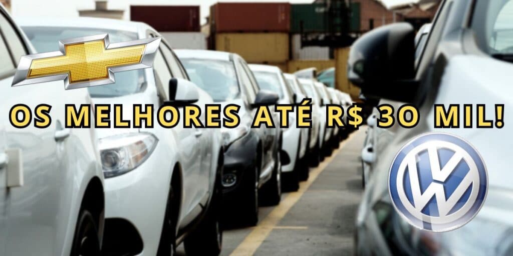 30 mil: 7 carros indestrutíveis, incluindo Volks e Chevrolet, por precinho em setembro