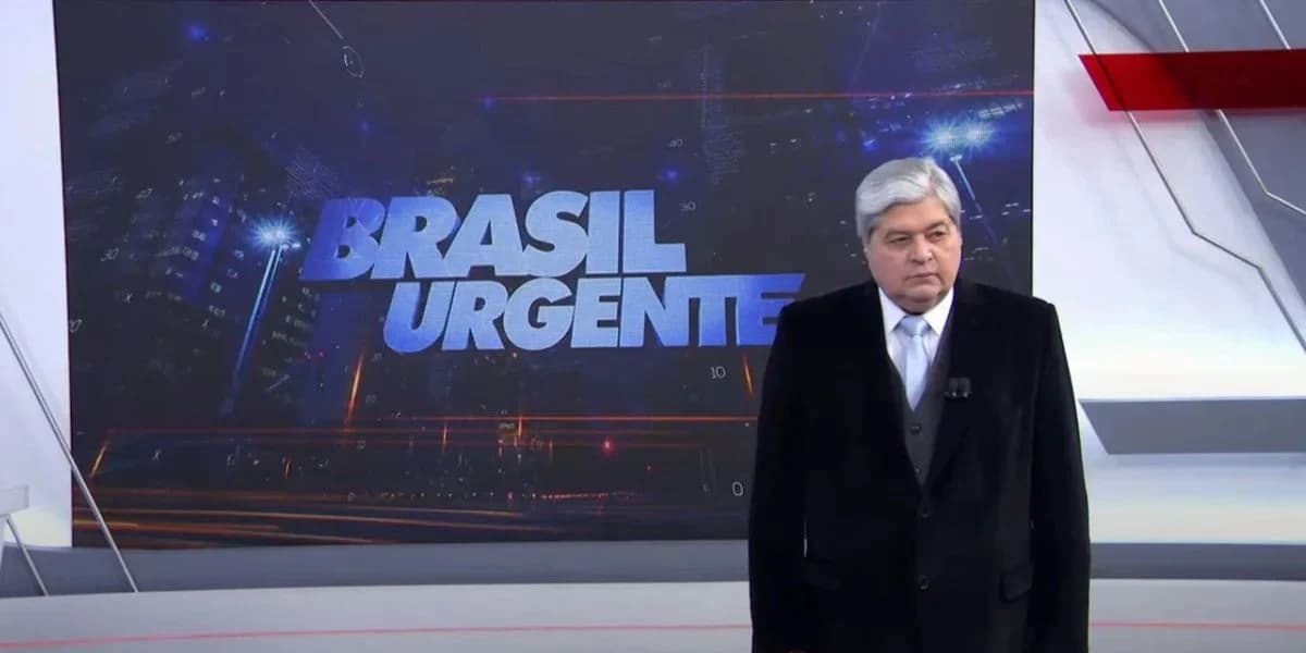 Datena ao vivo no Brasil Urgente - Foto Band