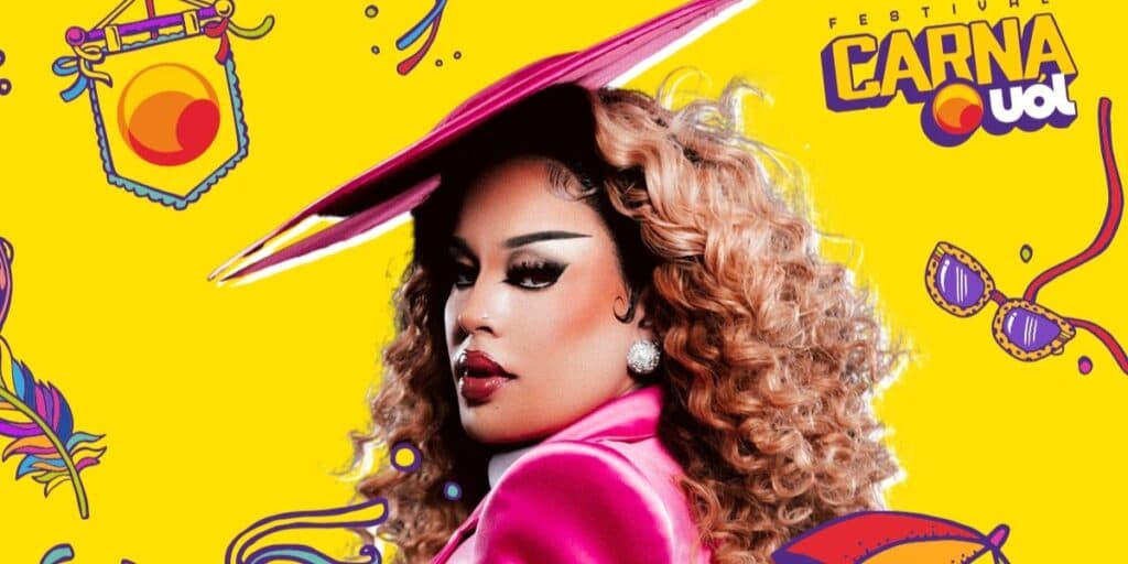 Gloria Groove promete levantar o público no CarnaUOL 2024