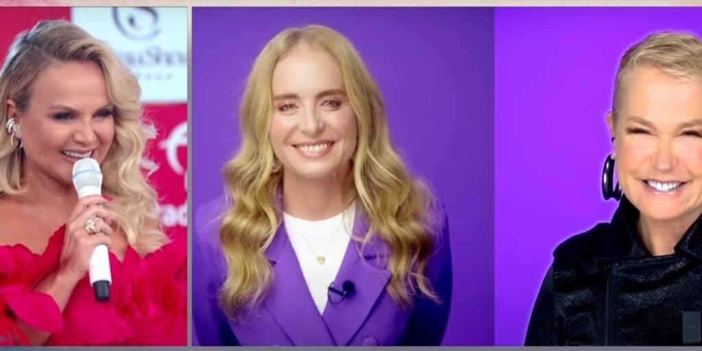 Eliana cumpre promessa e leva Xuxa e Angélica para o SBT: "Tô tão feliz de encontrá-las''