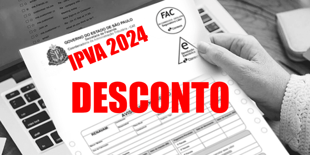 Desconto de 95% no pagamento do IPVA: Motoristas podem se livrar dessa taxa absurda e começar 2024 aliviados