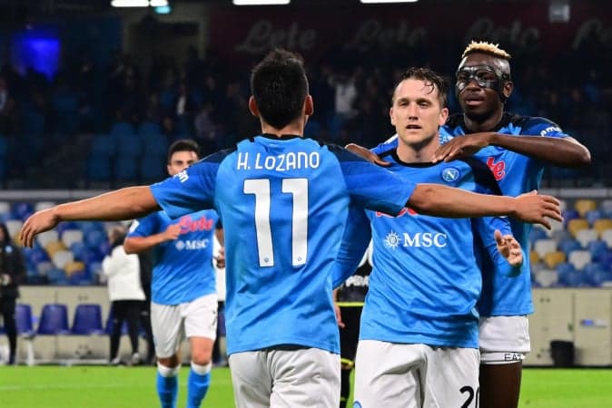 Jogadores do Napoli - Foto Reprodução Canva