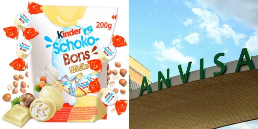 Em 2022, a Anvisa suspendeu a comercialização do Kinder Schoko-Bons Branco (Foto: Reprodução/ Internet)